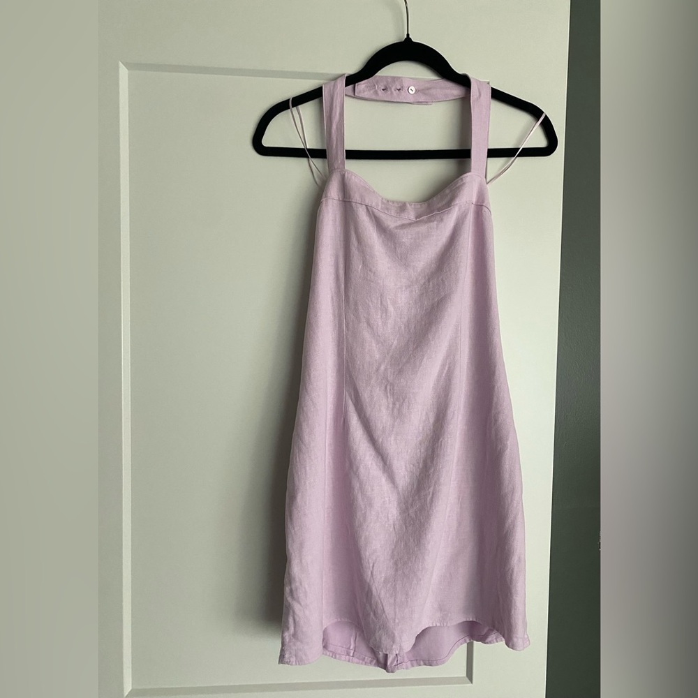 Linen Mini Dress | Abercrombie & Fitch | NWT